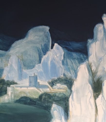 Grand paysage (détail) 120x170 papier 300gr